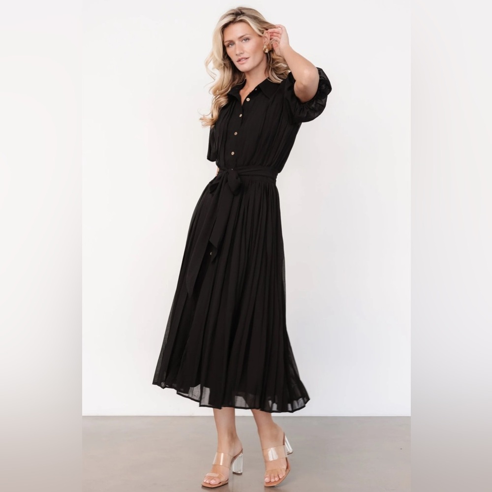 Baltic Born Boston Pleated Button Dress